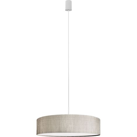 Suspension Nowodvorski TURDA grise tissu Ø50cm 3xE27 (1/2)