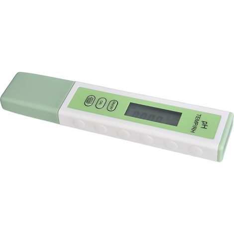 Bluetooth pH-Tester PH01 - Multifunktionales pH-Meter für Aquarien, misst Säuregehalt, Temperatur und Luftfeuchtigkeit (Modell: BLE-PH01, ohne Pulverset, ohne Batterie, Verpackung im OPP-Beutel) (1/5)