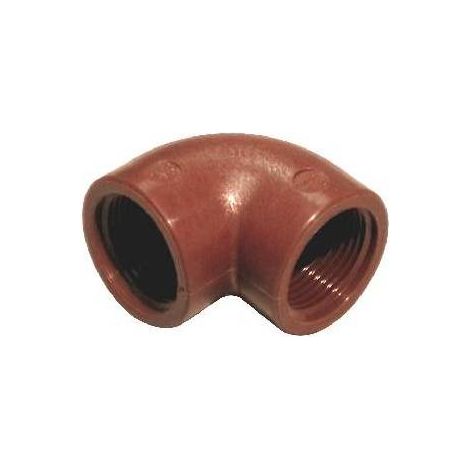COUDE À 90° EN PP MARRON Taille : 1"