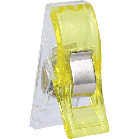 100 pinces de couture jaunes mini 100 pièces pour patchwork, tricot, crochet, loisirs créatifs (1/3)