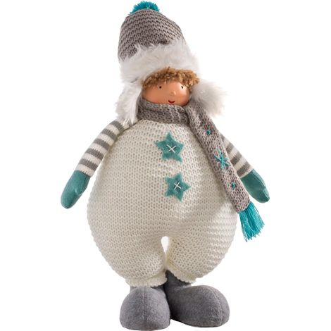 WeRChristmas, Statuetta di Natale in Piedi, Multicolore, 44 cm (1/4)