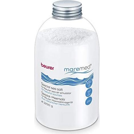 Beurer Sal marina especial 1250 g para usar con el dispositivo de clima marino maremed MK 500, más de 65 oligoelementos, incluye vaso medidor para una mejor dosificación (1/5)
