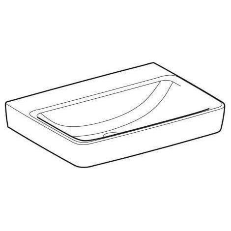 Geberit Renova Plan, Waschtisch, 65x48 cm, ohne Hahnloch, ohne (1/5)