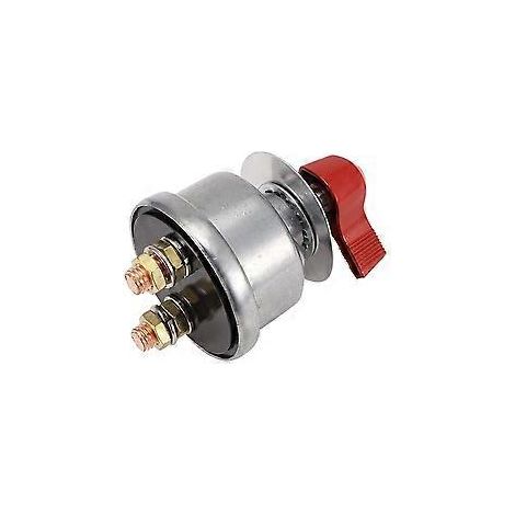 Hauptbatterietrennschalter, 4 AWG 1FT Batteriekabelsatz, Hochstrom-Batterietrennschalter für Wohnmobil, Boot, ATV, Rot