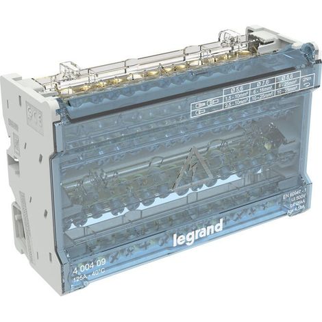 Legrand XL³ repartidor modular gris 143 mm
