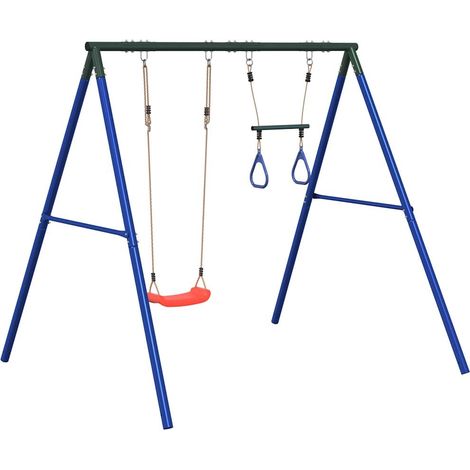 Maison Exclusive - Schaukel-Set mit Schaukelsitz und Trapez