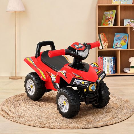 Quad enfant sans pédales 4 roues musique et klaxon en pP y métal (1/5)