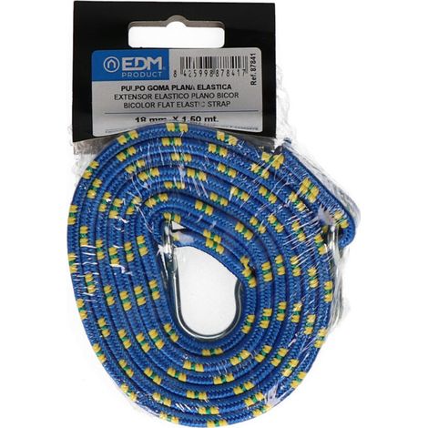 4 Sangle Élastique Plate Bicolore 1.50mts. (1/3)