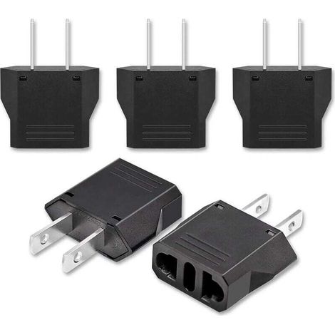 Ulisem5x Adaptateur de Voyage,adaptateur prise france vers usa,adaptateur prise usa,adaptateur usa,adaptateur prise canada,Adaptateur Prise Universelle Americaine/Chine/Japon/Canada/Mexique (1/4)