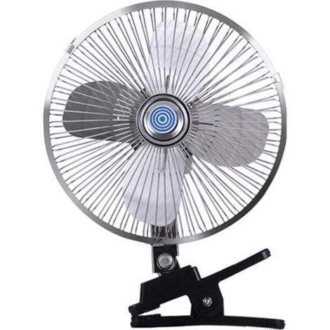 Ventilateur d'énergie éolienne puissant à double tête 12V et 24V Ventilateur de refroidissement par vent automobile portable (1/3)