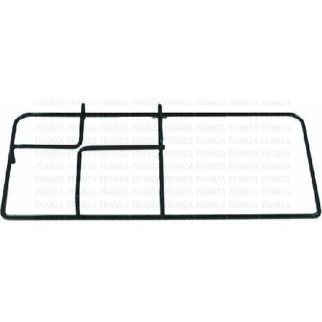 GRIGLIA TONDINO SMALTATA 1 FUOCO   PIASTRA 460x225 CUCINA PIANO COTTURA SMEG