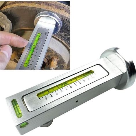 Jauge de niveau magnétique à positionnement de 4 roues Outils d'alignement de haute précision (1/4)