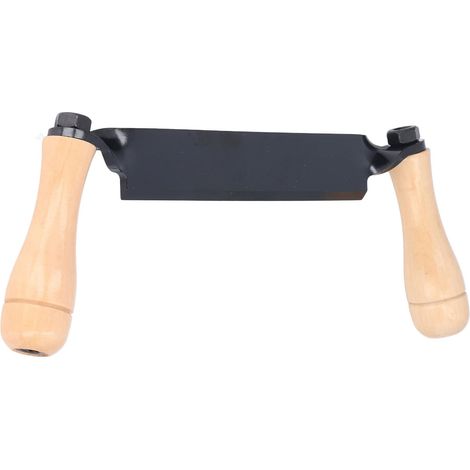 Couteau à Tirage Droit, 8" 10" Draw Shave Knife Outil à Main D'écorçage du Bois, Manche en Bois Ergonomique Drawknife Outils de Sculpture sur Bois pour Poteau de Clôture en Bois(10in) (1/5)