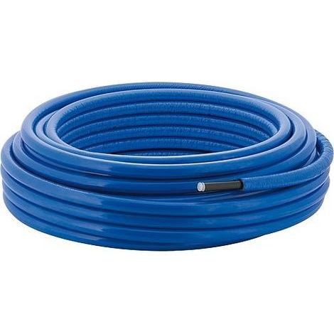 Mepla tube 16 mm rond pré-isolation bleu de 10 mm (1/2)