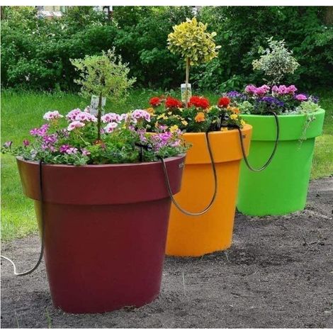 Tubo per irrigazione a goccia, tubo per irrigazione da 50 m, tubo agricolo, tubo di collegamento per microirrigazione in PVC, per prato, lavaggio giardino, lavaggio auto, lavaggio pavimenti (50 m) (1/4)