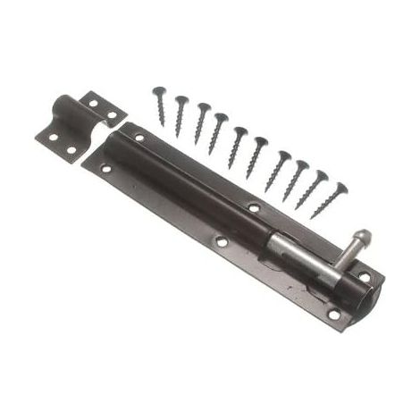 Lot de 12 boulons de tour robustes en acier japonais noir 150 mm (1/2)