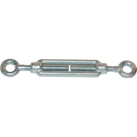 Tendeur à vis, écrou ouvert, moulé, œillet-œillet, galvanisé, M22 148022GG (1/2)