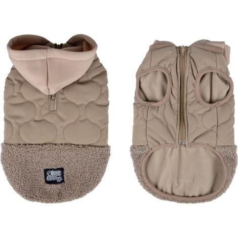 Manteau Matelassé Pour Chien "Teddy" 35cm Beige