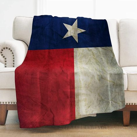 Couverture Jetable - Flanelle - Drapeau Des États-Unis - Pour Canapé Lit Camping Voyage - 127 x 152 cm - 1 Pièce (1/5)