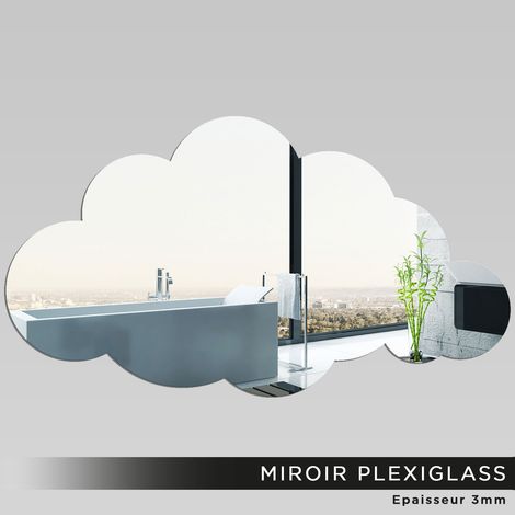 Miroir Plexiglass - Nuage - 11x20 cm (1/2)