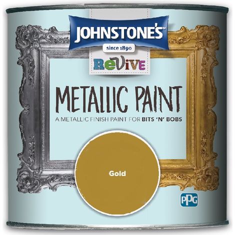 Johnstones Revive Metallic Furniture Paint - Gold - 375ml
