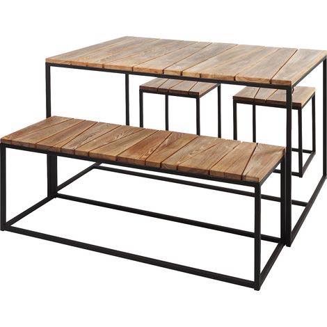 FRANKEL kaiserkraft, Ensemble table et sièges d'extérieur ALOIS (1/5)