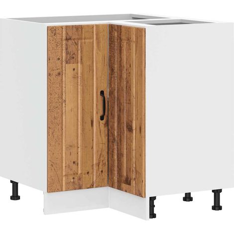 Maison Exclusive - Mobile Base ad Angolo Cucina Lucca Legno Antico in Truciolato