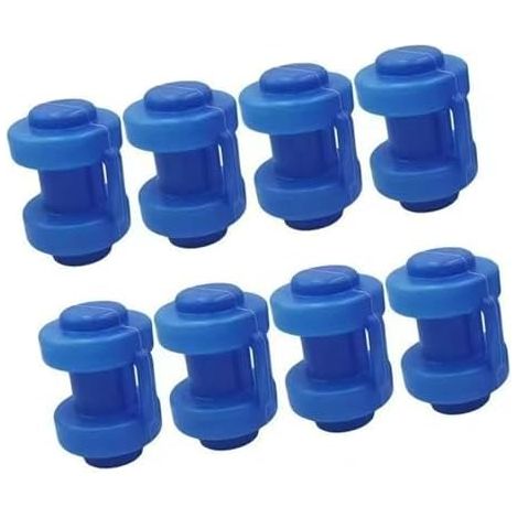 Lot de 6 embouts tube trampoline - Capuchons d'extrémité pour tige a