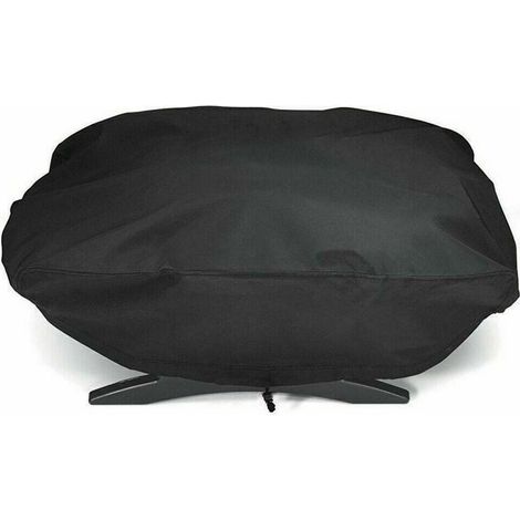 Housse de Gril Protection 210D pour Barbecue Weber Q1200 et 1000 à gaz, Compatible avec Les modèles Q1200, Q1400, Q1000, Q100, Q120, Baby Q, AntiUV (1/4)
