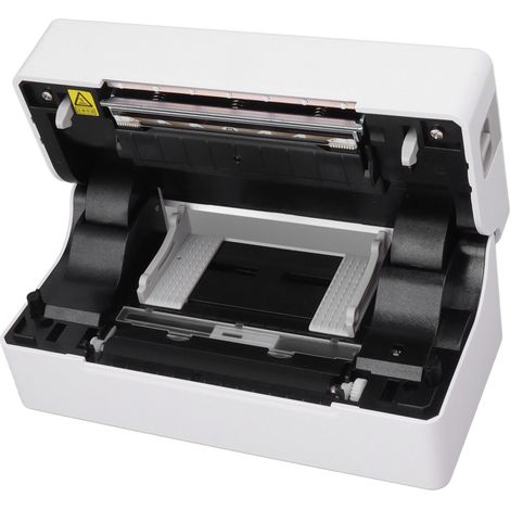 TDL406 Kabelloser Bluetooth-USB-Thermodrucker für 40–120 mm Etiketten, 100–240 V Netzteil mit US-Stecker