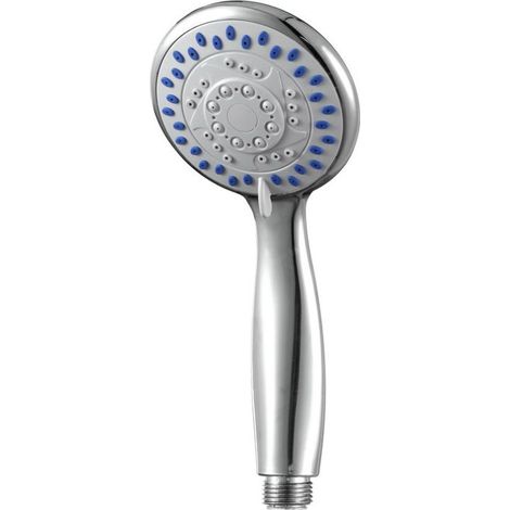 Pommeau de douche universel anticalcaire chromé grande fonction (1/5)