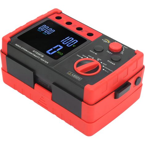 Testeur de résistance d'isolement numérique GT5307B, mégohmmètre numérique haute tension (1/5)