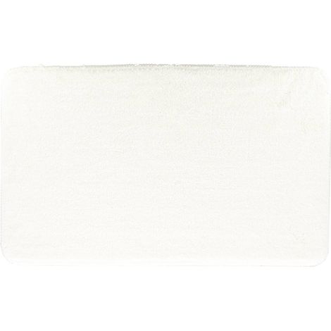 Weicher mikrofaserteppich unter latex 45x75 cm - weiss - Tendance