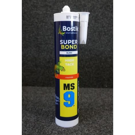 Mastic adhésif de haute qualité (cartouche de 290ml) Super Bond MS9 BOSTIK