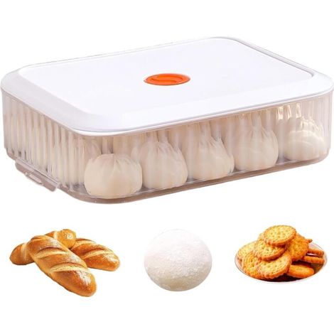 Boîte de fermentation générique, récipient de levage pour pâte à pain, couvercle hermétique empêchant le dessèchement, (1/5)