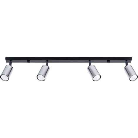Ceiling lamp WINX 4L black/chrome (1/5)