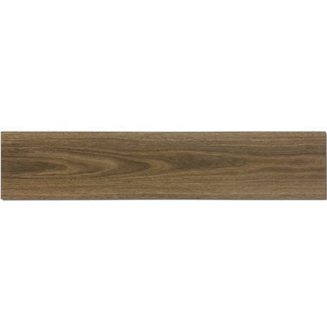 Suelo SPC PVC efecto madera marrón 5 mm sistema clic 2,554 m² (1/5)