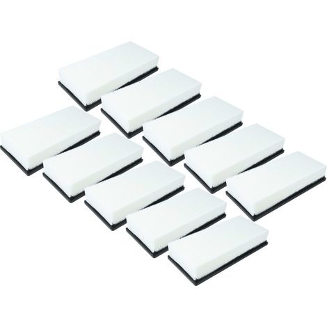 vhbw 10x Flachfaltenfilter M Ersatz für Kärcher 6.907.449.0, A0-61  für Staubsauger (1/5)
