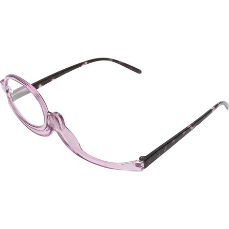 Lunettes de lecture et de maquillage à verre unique, loupe rabattable et rotative pour les yeux +2,50 (1/5)