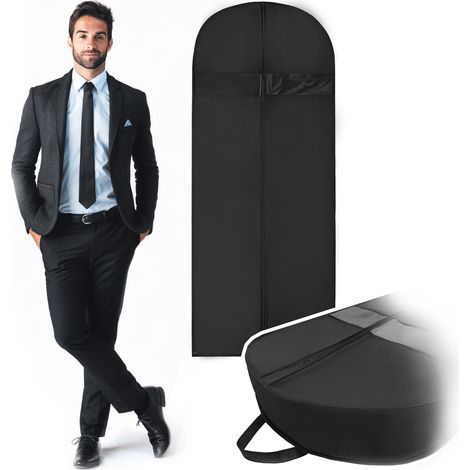 Baggi Kleidersack, lang, 150 x 60 x 15 cm, 1 Stück, schwarz