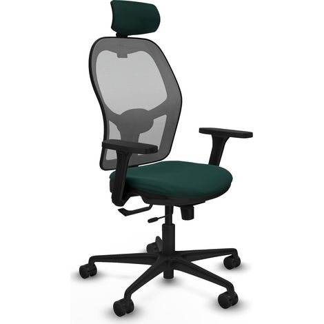 Sedia da ufficio piqueras y crespo Jorquera grigio pelle sintetica (1/2)