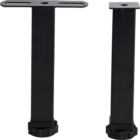 Literie 2 Pied de Liaison métal 25 cm pour sommier métal pied de support de cadre de rangée pied de support de jambe de lit