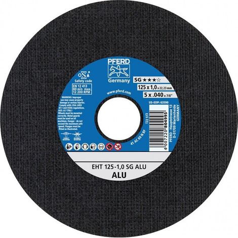 Taglio Disco A46Nsg Alu 125X1,6Mm Pferd