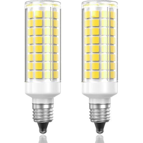 Ampoules LED E12 à intensité variable 7 W 730 lm blanc lumière du jour, culot candélabre, pour lustre de cuisine, lot de 2 (1/5)