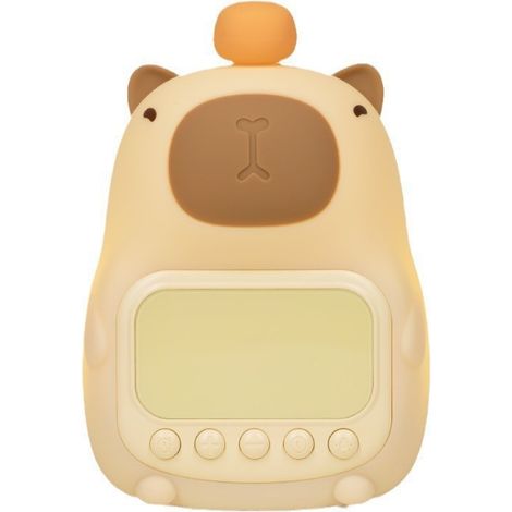 Capybara Silicone Rechargeable Alarm Clock Lamp Night Light