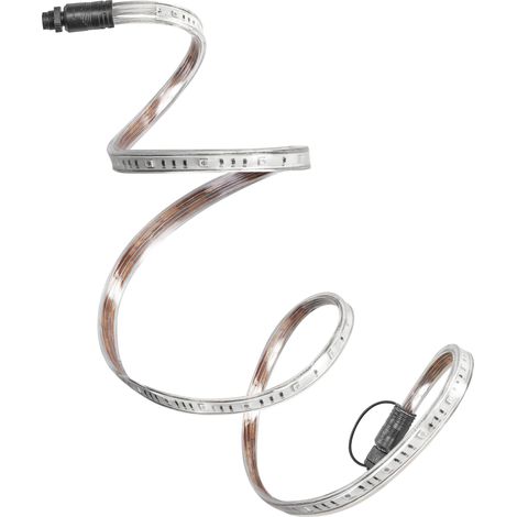 OSRAM Outdoor Flex RGB LED Bandeau 10M IP65, télécommande incluse, extensible jusqu'à 50 m, avec enrouleur, câble de connexion, accessoires (1/5)