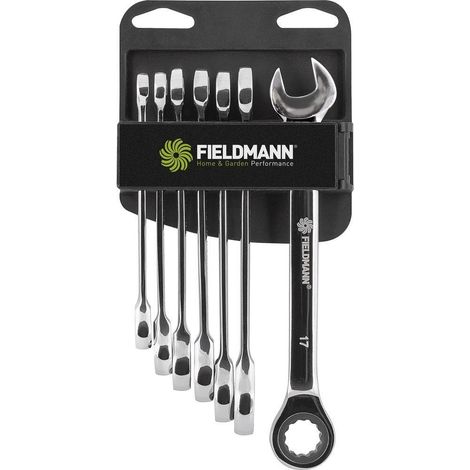 Fieldmann FDN 1045 Ensemble de clés à molette cliquet métalliques