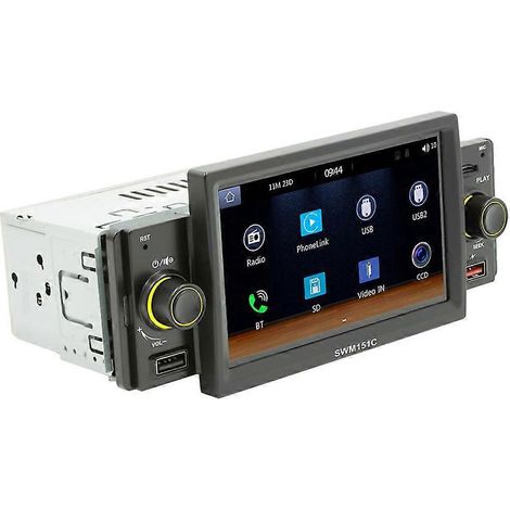 1-DIN-Autoradio mit Bluetooth-fähigem Touchscreen, FM-Audio, MP5-Funktion