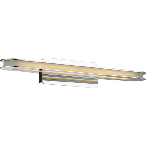 Italux Scarlett - Lámpara de pared LED moderna cromada, blanco cálido 3000K 560lm