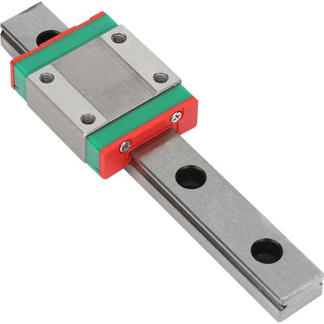 LML12B Schwarzer Miniatur-Linearführungsblock, 100 mm Länge (1/5)